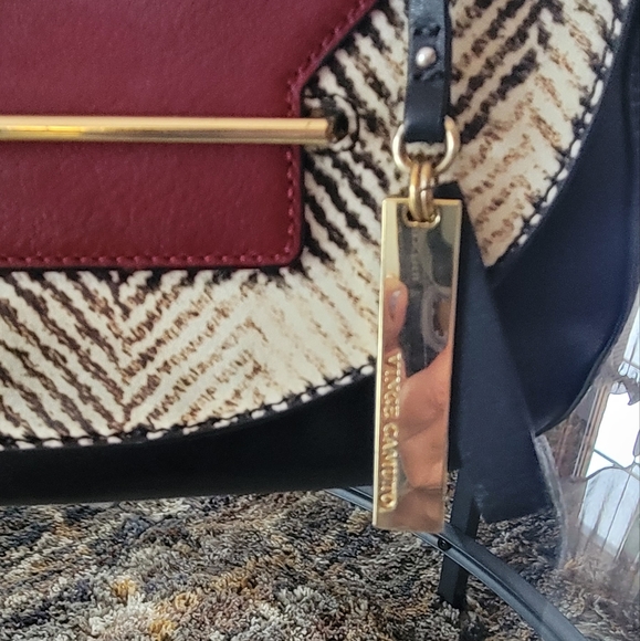 Vince Camuto leather satchel handbag - Picture 8 of 14